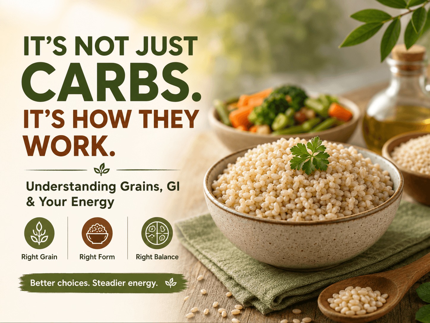 Beyond Calories: How Grains Affect Blood Sugar and Energy